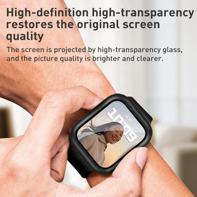 ROCK 2 in 1 PC Frame + Film Protector Case For Apple Watch Series 3 & 2 & 1 38mm(Black) by ROCK