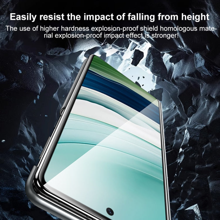 For Huawei Mate X5 SULADA Frameless Top Layer Cowhide Leather + PC Phone Case(Blue) by SULADA