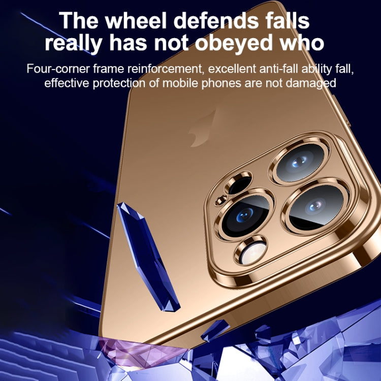 For iPhone 16 Pro Max SULADA Natural Color Series Electroplating Frosted TPU Phone Case(Silver) by SULADA