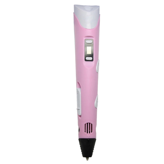 Hand-held 3D Printing Pen, US Plug(Pink) by bashfashion