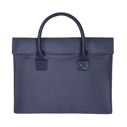 15.4 inch Universal Wearable Soft Handle Portable Laptop Tablet Bag, For Macbook, Samsung, Lenovo, Sony, DELL Alienware, CHUWI, ASUS, HP(Navy Blue) by bashfashion