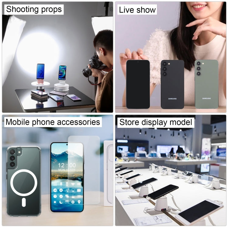 For Samsung Galaxy S23 5G Black Screen Non-Working Fake Dummy Display Model(White) by bashfashion