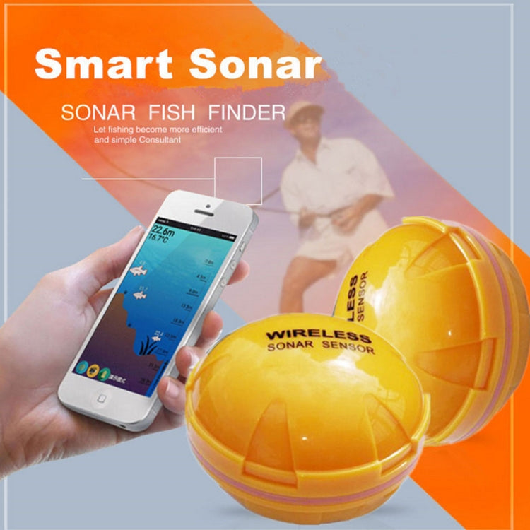 Bluetooth Fish Detector 125KHz Sonar Sensor 0.6-36m Depth Locator Fishes Finder Alarm for iOS & Android Mobile Phones by bashfashion