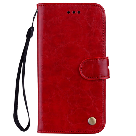 For Galaxy S9 Oil Wax Texture Horizontal Flip Leather Case with Holder & Card Slots & Wallet(Red) by bashfashion