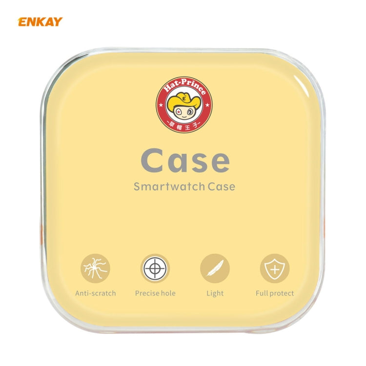 For Fitbit Versa 3 / Fitbit Sense ENKAY Hat-Prince ENK-AC8208 Full Coverage Transparent TPU Soft Case by ENKAY