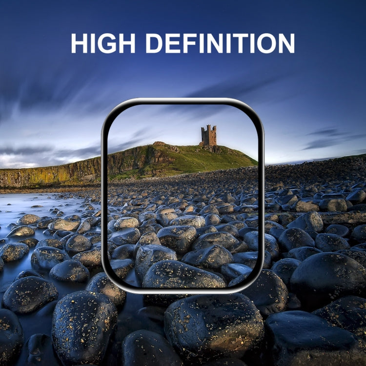 2pcs ENKAY Hat-Prince 3D Curved Edge Full Coverage Full Tempered Glass HD Screen Protector Film For Apple Watch Series 9 / 8 / 7 41mm(Transparent) by ENKAY