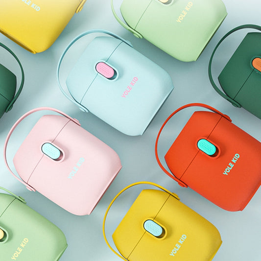 2 PCS YOLE KID Baby Milk Powder Box Large-Capacity Portable Out-Packing Gimi Powder Box Baby Food Supplement Storage Sealed Tank(Peacock Blue) by bashfashion