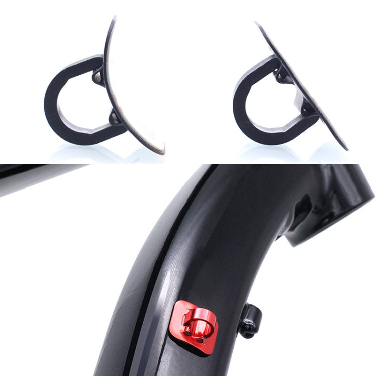 10 PCS Mountain Road Bicycle Hose Line Guide Adhesive Wire Seat Frame Cable Fixing C Buckle, Style: Plastic Buckle(Red) by bashfashion