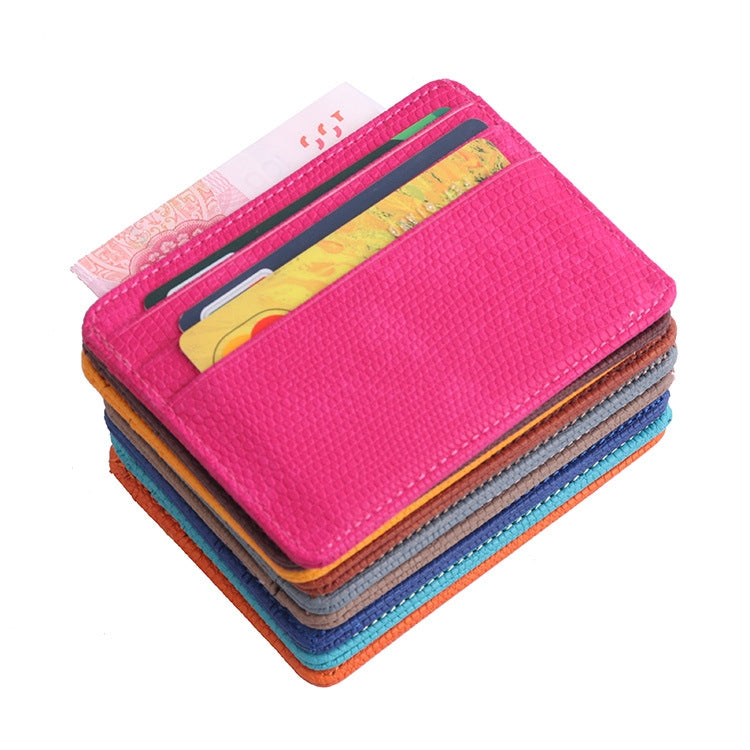 KT1002 RFID Function Lizard Pattern Bank Card Holder PU Business Card Case(Orange) by bashfashion