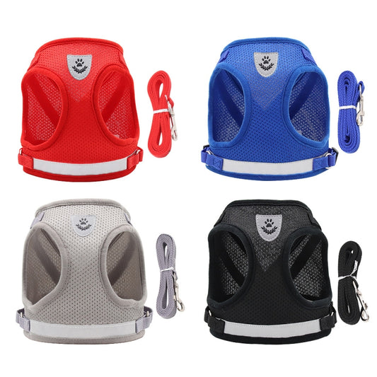 BL-844 Pet Chest Straps Reflective Breathable Dog Rope, Size: XL(Red) by bashfashion