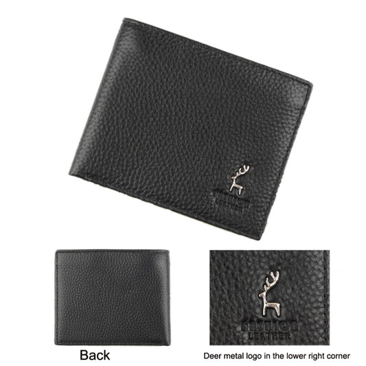 Baweisi A-6555-1 Men Casual Short RFID Wallet Multifunctional Card Holder by Baweisi