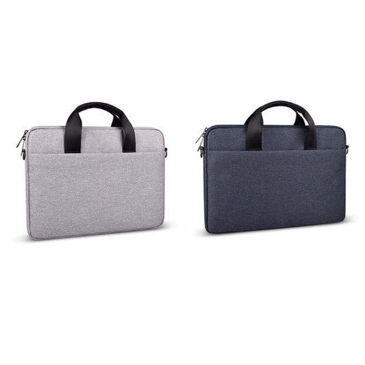 ST09 Portable Single-shoulder Laptop Bag, Size: 15.6 inches(Grey) by bashfashion