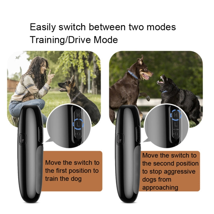 UB100 Ultrasonic Trainer Barking Device Handheld Portable Driving Artifact(Silver) by bashfashion