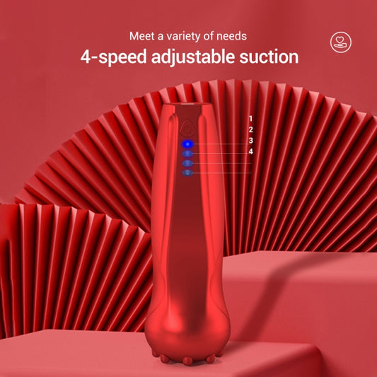 Electric Cupping Device Vacuum Scraping Instrument Charging Meridian Massage Device(Green) by bashfashion