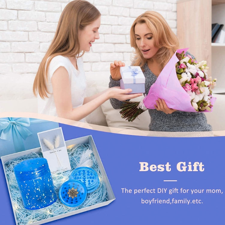 DIY Crystal Epoxy Silicone Mold Combination Set, Shape: Storage Round+Grinding Device by bashfashion