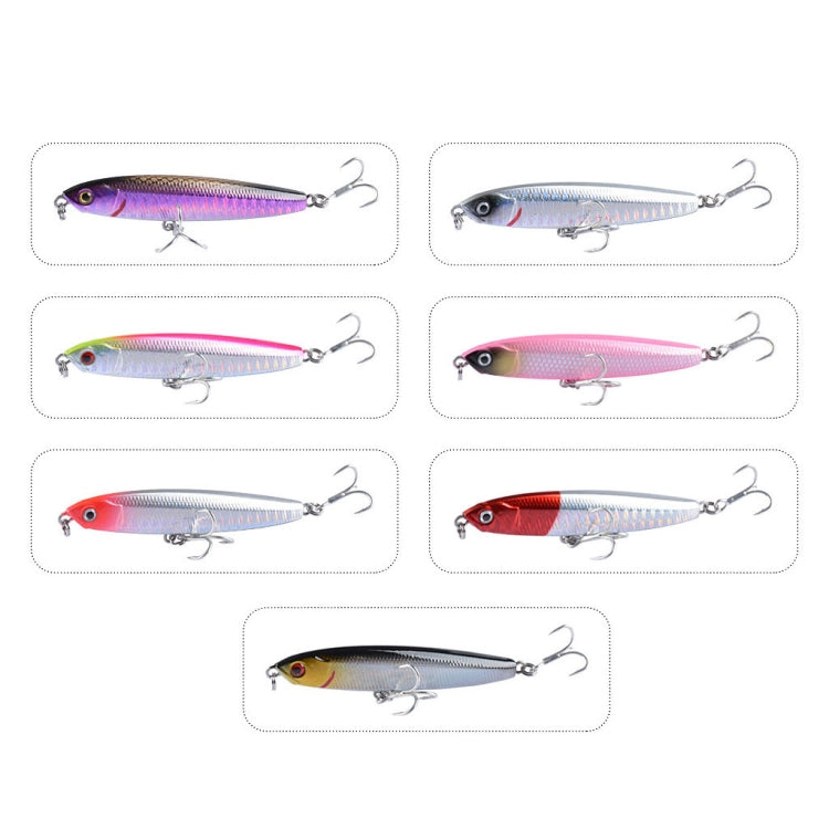 2 PCS CH79 Hard Bait Long Casting Sinking Pencil False Lure, Specification: 10.4cm 18g(4) by bashfashion