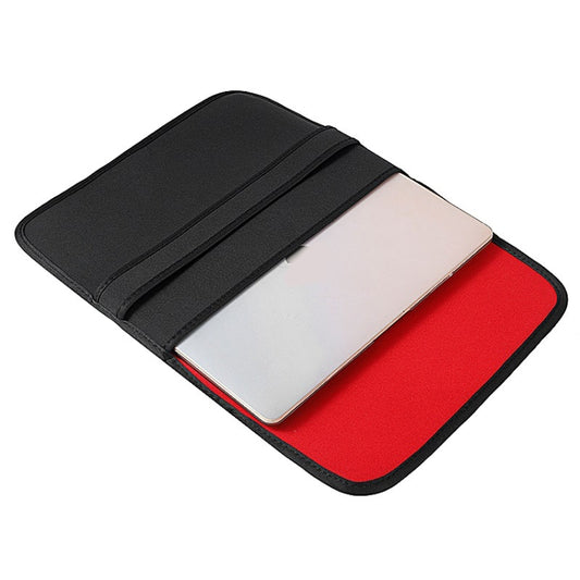 10 Inch Neoprene Laptop Lining Bag Horizontal Section Flap Clutch Bag(Purple) by bashfashion