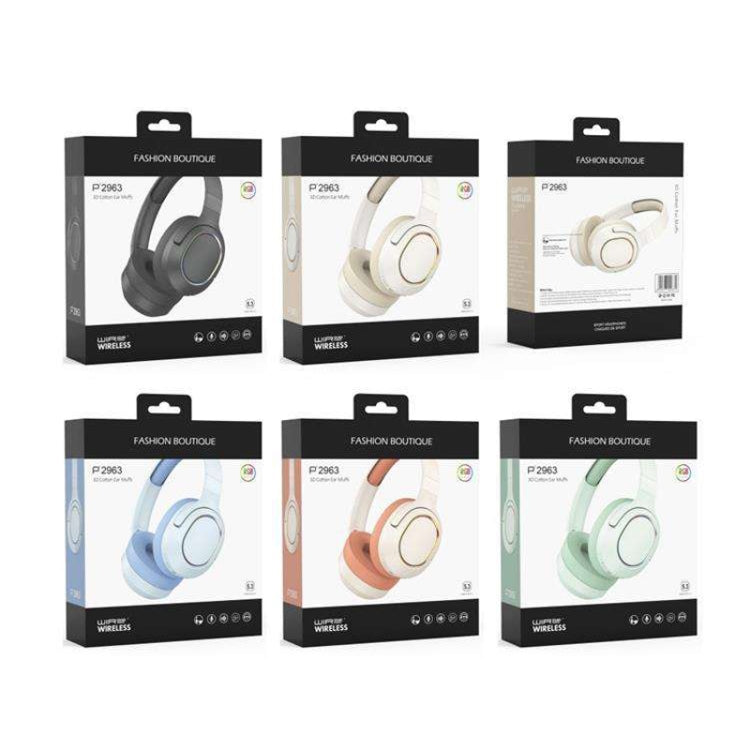 SOYTO P2963 Bluetooth Wireless Headset Noise Reduction Mobile Phone Game Headset(Khaki) by SOYTO