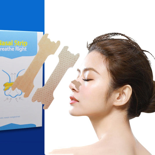 50pcs /Pack 66 X 19mm Nasal Strips To Improve Sleep, Reduce Snoring And Relieve Nose Congestion by bashfashion