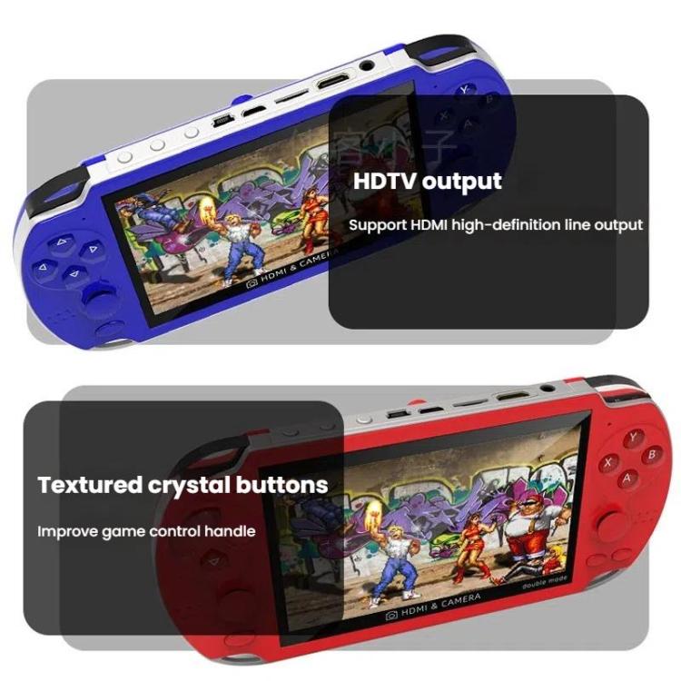 A3 4.3-Inch Handheld Game Console With Camera Supports Dual Handles/TV Output/10 Simulators Built In 8G(Black) by bashfashion