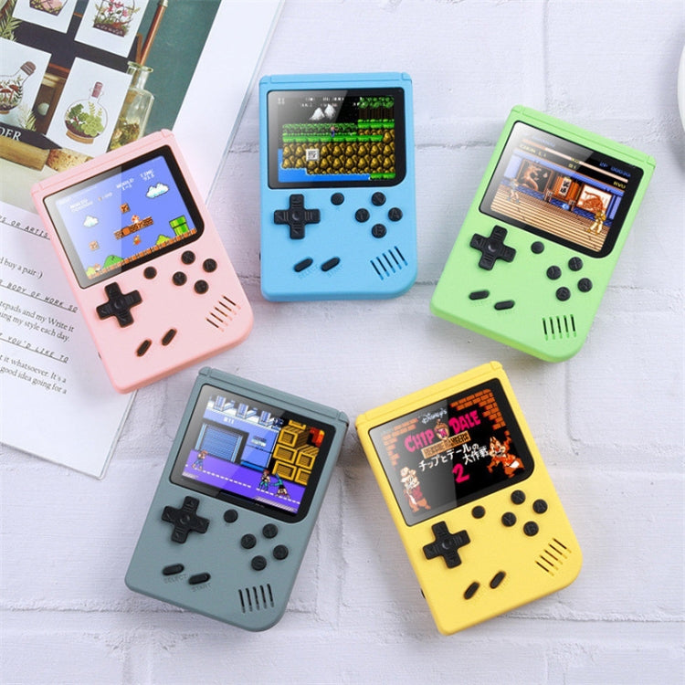 MK500 Macaron Mini Retro Classic Handheld Game Console for Kids Built-in 500 Games, Support AV Output(Grey) by bashfashion