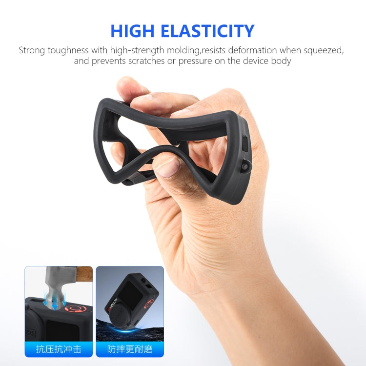 For DJI Osmo Action 5 Pro STARTRC Silicone Protective Case with Lens Cover (Orange) by bashfashion