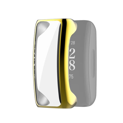 For Fitbit Inspire 2 Full Coverage PC Protective Case Cover(Gold) by bashfashion