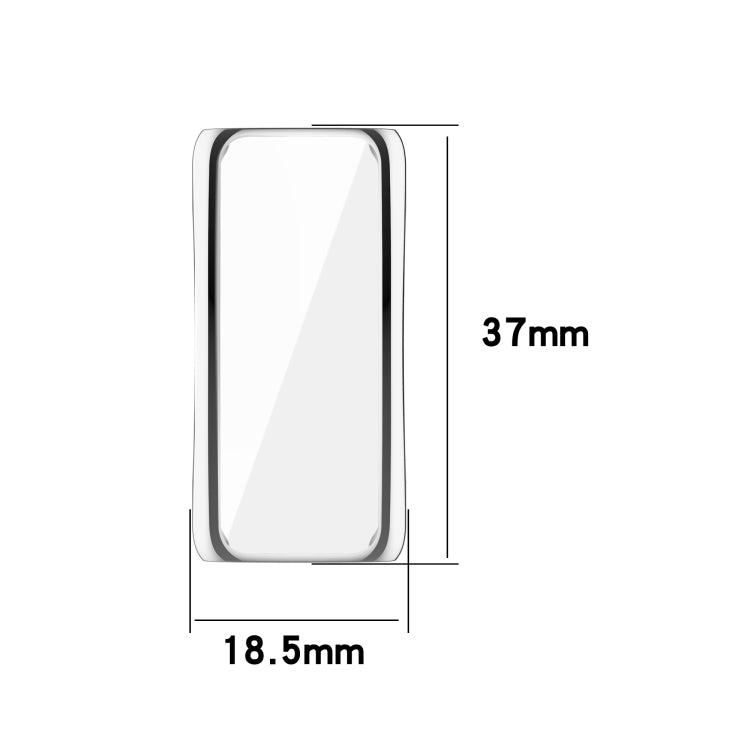 For Fitbit Inspire 2 Full Coverage PC Protective Case Cover(Rose Gold) by bashfashion