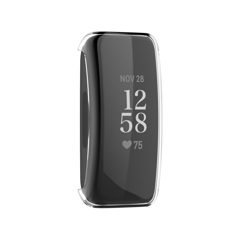 For Fitbit Inspire 2 Full Coverage TPU Protective Case Cover(Transparent) by bashfashion
