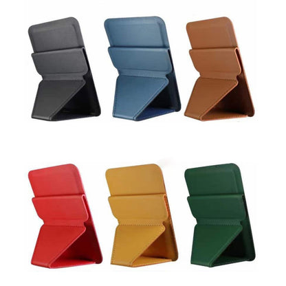 Magsafing Magnetic Folding Stand Leather Wallet Snap-On Card Holder Case Bag for iPhone 12 mini, iPhone 12, iPhone 12 Pro, iPhone 12 Pro Max(Black) by bashfashion