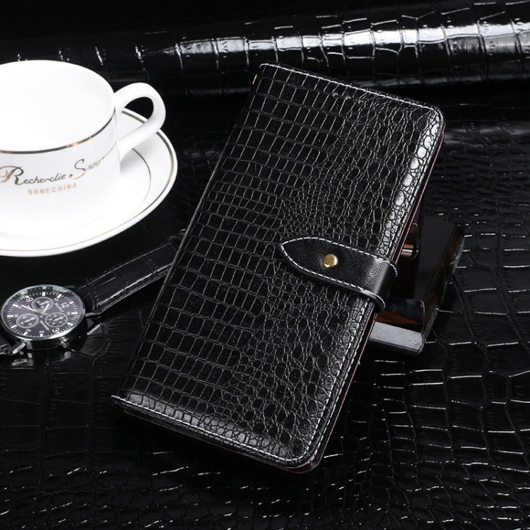 For Meizu 18 idewei Crocodile Texture Horizontal Flip Leather Case with Holder & Card Slots & Wallet(Black) by idewei