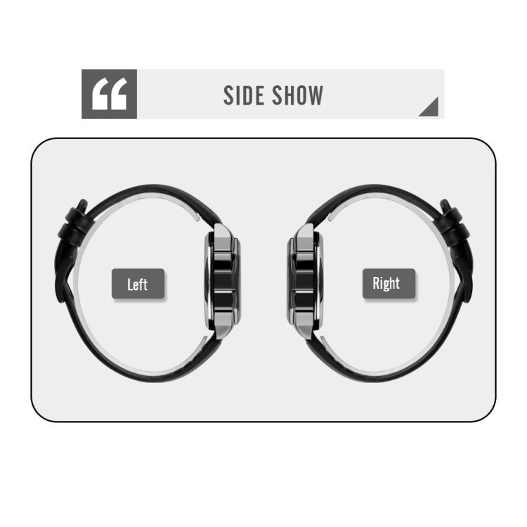 SKMEI 1650 Leather Strap Version LED Digital Display Electronic Watch with Touch Luminous Button(Rose Gold) by SKMEI