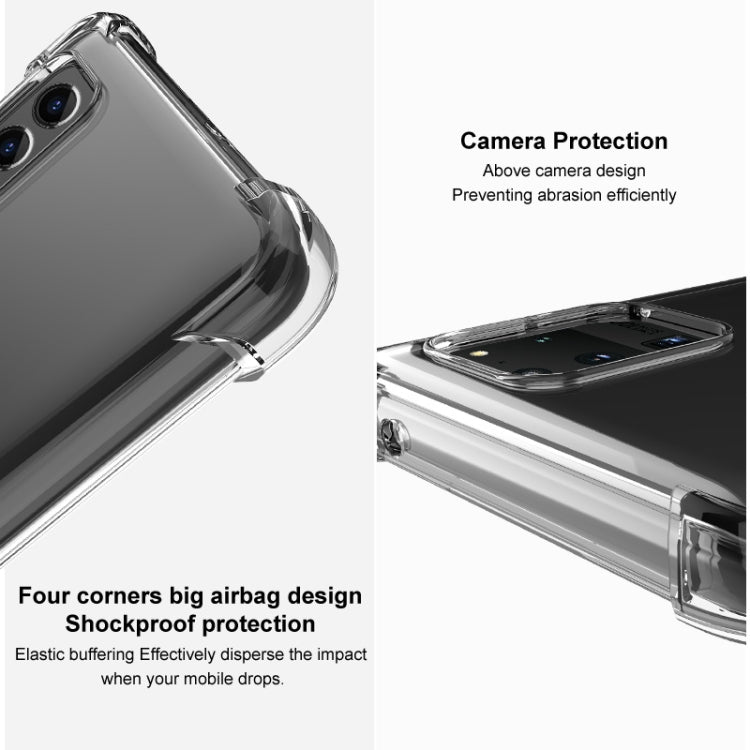 For Asus ROG Phone 5 Pro / 5s Pro IMAK All Coverage Shockproof Airbag TPU Case with Screen Protector(Transparent) by imak