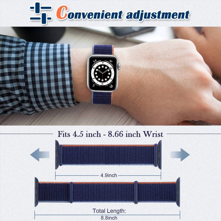 Hook and Loop Fastener Dual Section Watch Band For Apple Watch Ultra 49mm&Watch Ultra 2 49mm / Series 9&8&7 45mm / SE 3&SE 2&6&SE&5&4 44mm / 3&2&1 42mm(Reflective Rainbow Colors) by bashfashion