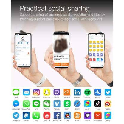 JAKCOM F2 1.28 inch TFT Color Screen Bluetooth Earphone Smart Watch, Support Sleep Monitoring / Heart Rate Monitoring / Bluetooth Call / NFC Function(Black) by JAKCOM