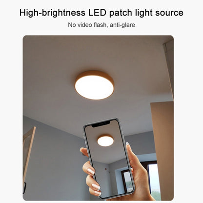 Macaron LED Round Ceiling Lamp, White Light, Size:23cm(Pink) by bashfashion