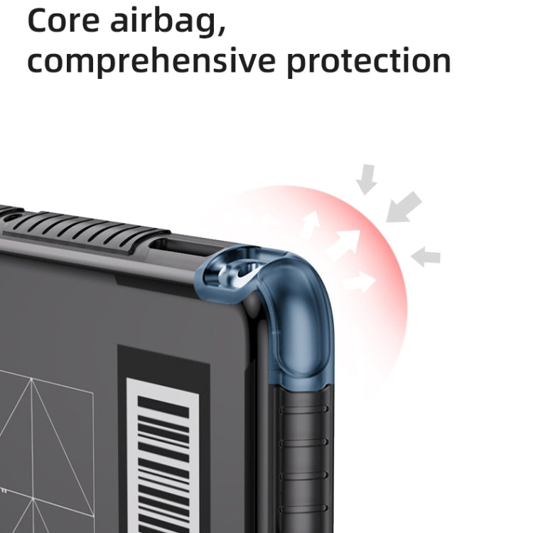 For iPad Pro 12.9 2022 / 2021 / 2020 Mutural XingTu Series Tablet Case with Holder(Dark Blue) by Mutural