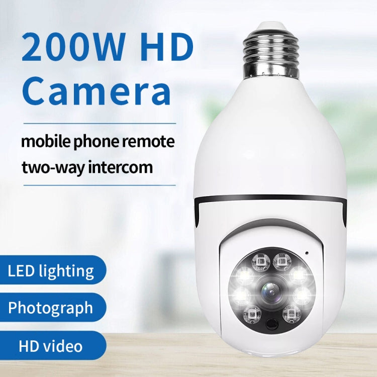 A6 2MP HD Light Bulb WiFi Camera Support Motion Detection/Two-way Audio/Night Vision/TF Card With 16G Memory Card by bashfashion