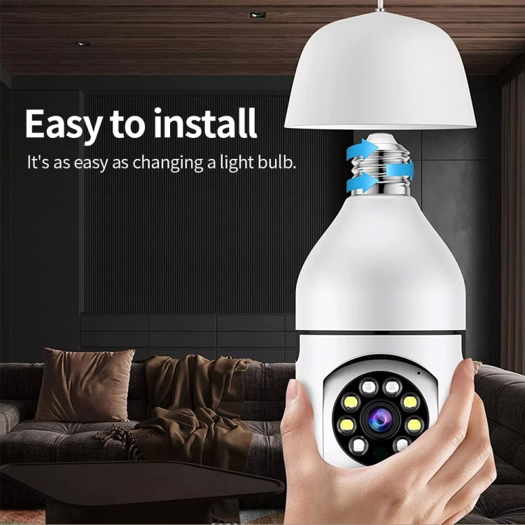 A6 2MP HD Light Bulb WiFi Camera Support Motion Detection/Two-way Audio/Night Vision/TF Card With 16G Memory Card by bashfashion