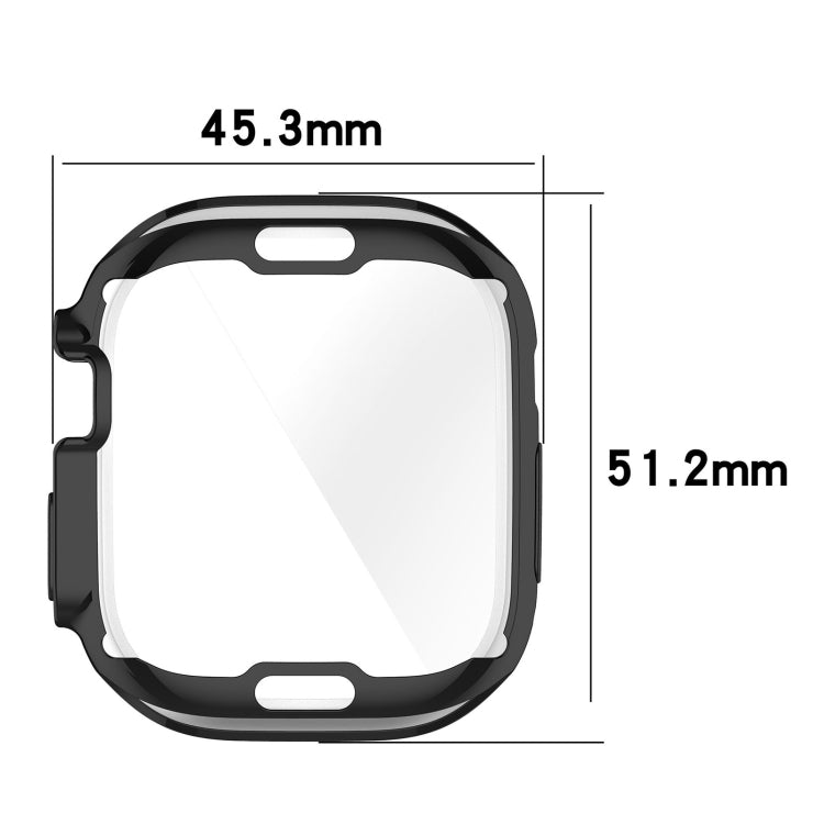 TPU All-inclusive Electroplating Protective Case For Apple Watch Ultra 1 / 2 / 3 49mm(Gun Color) by bashfashion