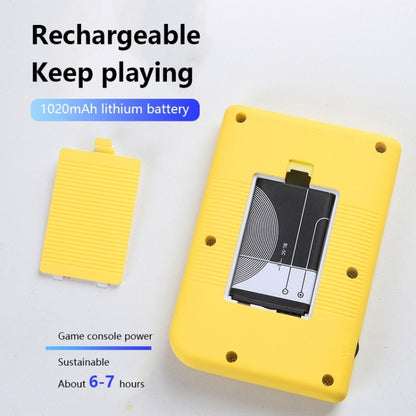 MK800 Doubles 3.0 inch Macaron Mini Handheld Game Console Built-in 800 Games(Grey) by bashfashion