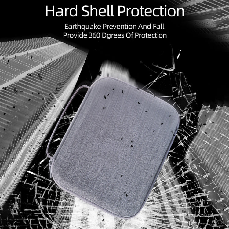 For DJI Avata Drone Body Square Shockproof Hard Case Carrying Storage Bag, Size: 27 x 23 x 10cm(Grey + Black Liner) by bashfashion