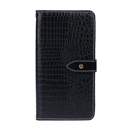 For Wiko Y60 idewei Crocodile Texture Horizontal Flip Leather Case with Holder & Card Slots & Wallet(Black) by idewei