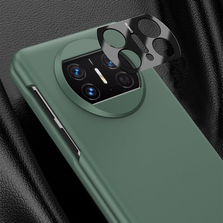 For Huawei Mate X3 GKK Peep-proof Integrated Ultra-thin Full Coverage Phone Flip Case(Green) by GKK