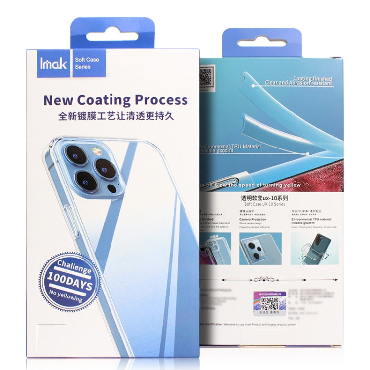 For Asus ROG Phone 7 IMAK UX-10 Series Transparent Shockproof TPU Phone Case(Transparent) by imak