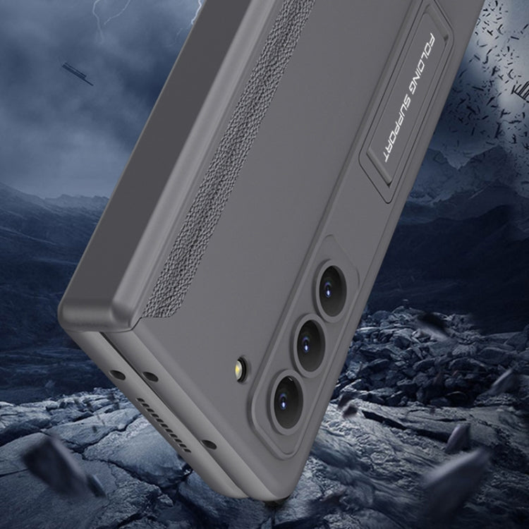 For Samsung Galaxy Z Fold5 GKK Integrated Magnetic Full Coverage Folding Phone Case(Black) by GKK