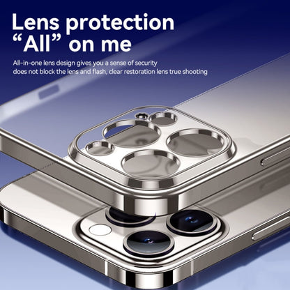 For iPhone 15 Pro Max SULADA Electroplating Frosted TPU Phone Case(Silver) by SULADA