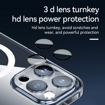 For iPhone 16 Plus SULADA Jingpin Series MagSafe All-inclusive Lens Electroplated TPU Phone Case(Transparent) by SULADA