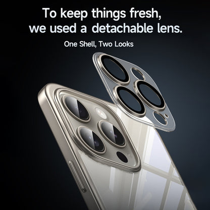 For iPhone 15 Pro SULADA Electroplating Frosted PC + TPU Shockproof Phone Case(Grey) by SULADA