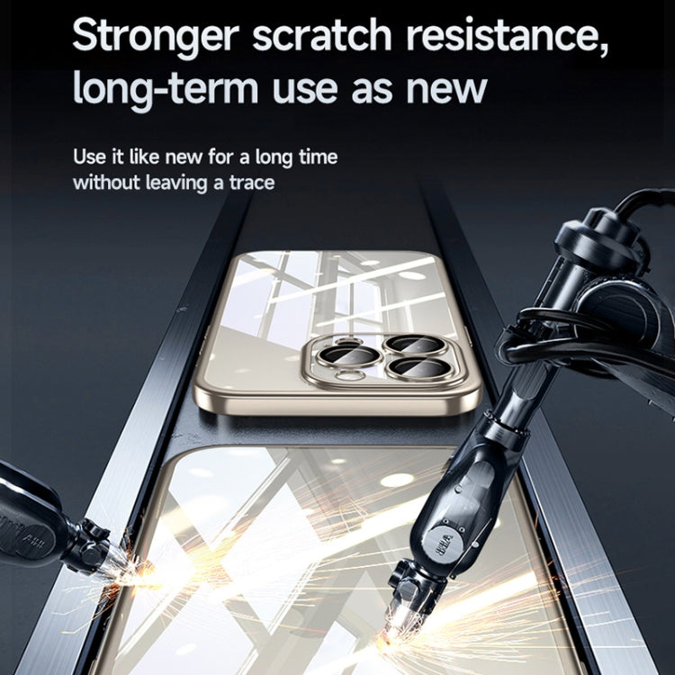 For iPhone 15 Pro Max SULADA Electroplating Frosted PC + TPU Shockproof Phone Case(Silver) by SULADA